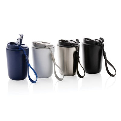 Cuppa 380ml Leakproof Thermal Mug with Custom Logo Branding – RCS Recycled Stainless Steel, 74% Recycled Content