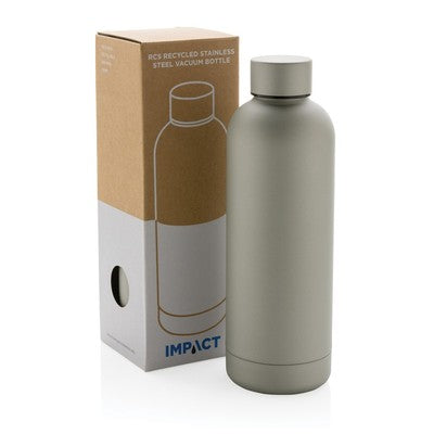 500ml Thermal Bottle with Custom Logo Branding – RCS Recycled Stainless Steel, Double-Wall Vacuum Insulation