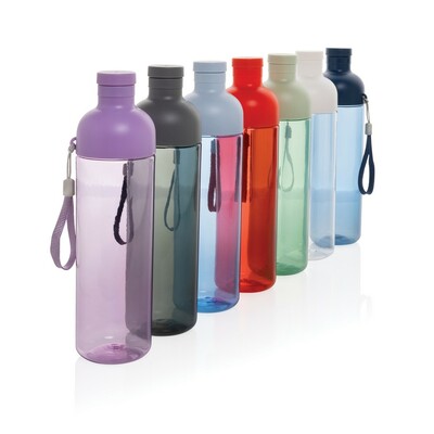 600ml RPET Sports Bottle with Custom Logo Branding – 96% Recycled Materials, FSC® Box, Impact Collection