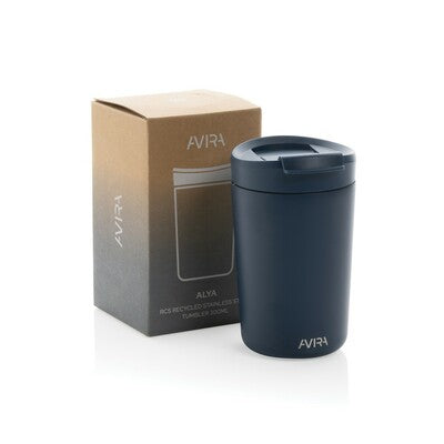 Avira Alya 300ml Thermal Mug with Custom Logo Branding – RCS Recycled Stainless Steel, FSC® Reusable Box