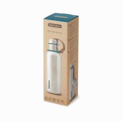 Black+Blum 500ml Thermal Bottle with Custom Logo Branding – Double-Wall Vacuum Insulation, Carry Handle