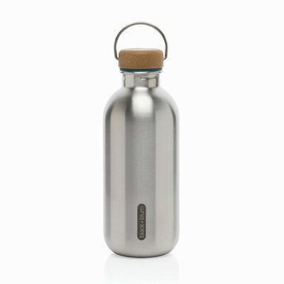 Black+Blum 600ml Sports Bottle with Custom Logo Branding – Stainless Steel, Single-Wall Design