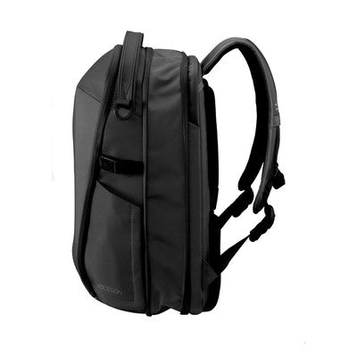Bizz 16" Laptop Backpack with Custom Logo Branding – 180° Opening, Waterproof, AWARE™ Traced Recycled Materials