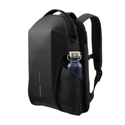 Bizz 16" Laptop Backpack with Custom Logo Branding – 180° Opening, Waterproof, AWARE™ Traced Recycled Materials