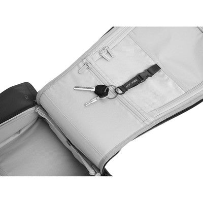 Bizz 16" Laptop Backpack with Custom Logo Branding – 180° Opening, Waterproof, AWARE™ Traced Recycled Materials