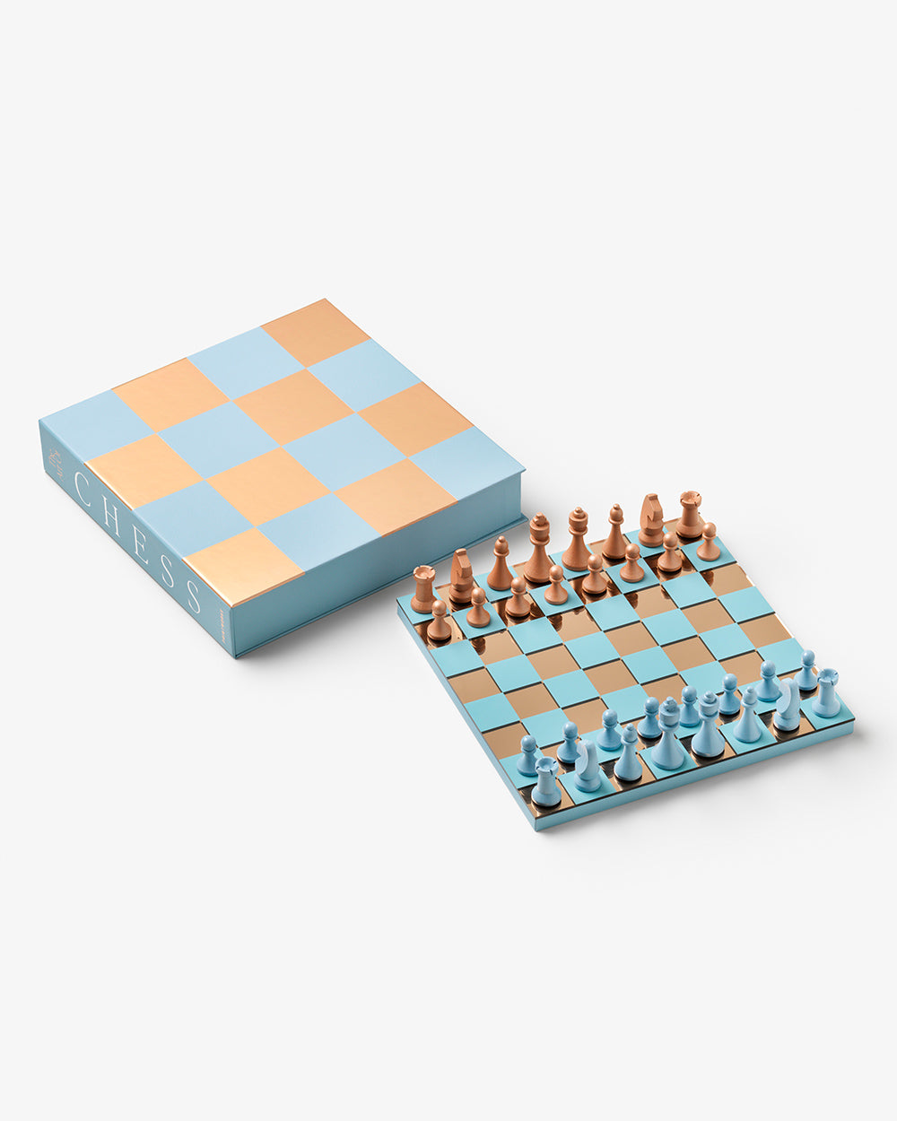 Chess Mirror, Blue – corporate gift by EWA Gifts