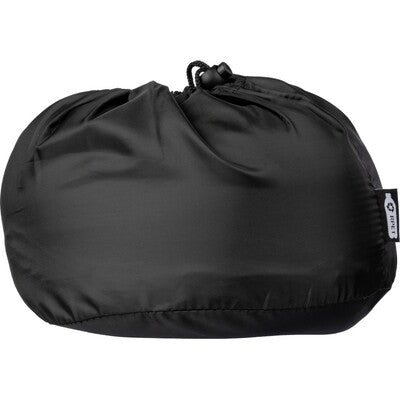 Travel Neck Pillow with Custom Logo Branding – Adjustable Drawstring, RPET Storage Bag, Comfortable for Any Trip