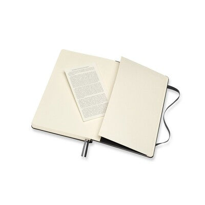 MOLESKINE Large A5 Expanded Notebook with Custom Logo Branding – 400 Pages, Hard Cover, Double Bookmark, Elastic Closure