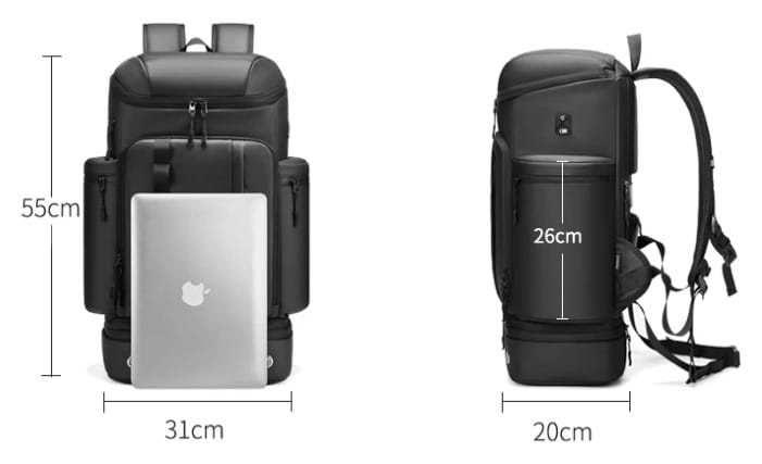 HIKEMASTER™ 30L Hiking Backpack – Custom Logo Travel Bag for Corporate Branding | EwaGifts