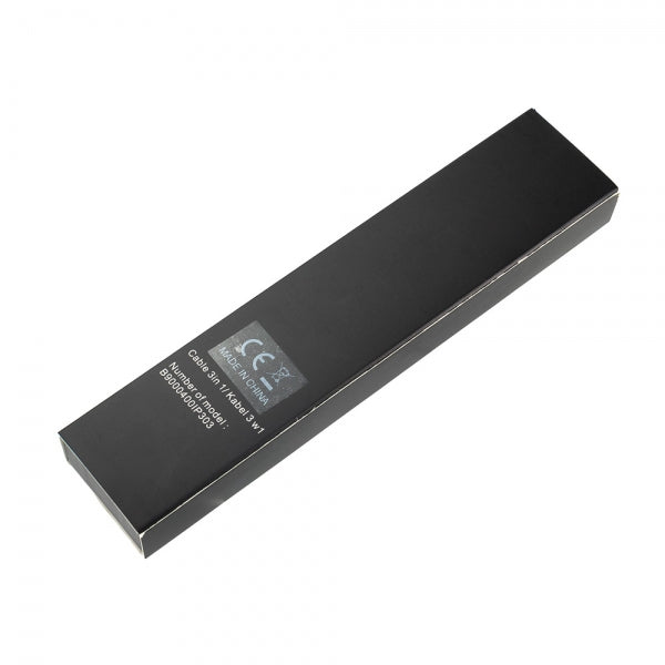 3in1 charging cable with illuminated logo