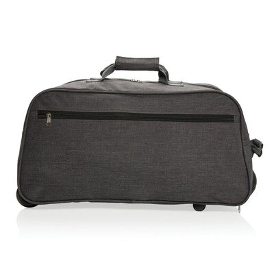 Rolling Sports & Travel Bag with Custom Logo Branding – 600D Two-Tone Polyester, Spacious Main Compartment